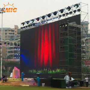 P3.91 p4.81 pantalla LED Video tường 500x500 Die đúc nhôm Tủ di động trong nhà ngoài trời cho thuê Màn hình LED hiển thị - Product Image 2