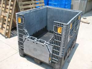 Boîte de palette en <span class=keywords><strong>plastique</strong></span> industriel grands lots conteneurs de stockage - Product Image 3