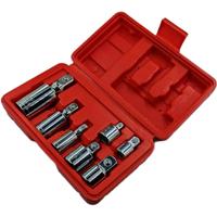 7 Uds manga convertidora mango de trinquete 1/2 3/8 1/4 Drive adaptador de cabeza de enchufe de coche herramienta de reparación para llaves de impacto herramienta Manual