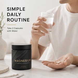 Suplemento de Salud Certificado Personalizado, Cápsulas de L-Treonato de Magnesio de 400 mg, L-Teanina, Mejora la Inmunidad, Fortalecedor de Nutrientes - Product Image 5