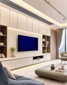 Meuble TV mural, design moderne, meubles de salon, support TV, meuble TV en bois moderne, meuble de rangement pour salon - Product Image 1