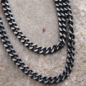 Criativo Double Gun Bullet Pingente Liga Cadeia Grossa Jeans Moda Hip Hop Europeu American Punk Trendy Cadeia de cintura para homens - Product Image 6