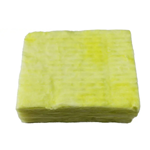 Cách nhiệt cao 25mm Độ dày kính len Chăn chống cháy với vật liệu PE cho các tòa nhà kim loại - Product Image 2