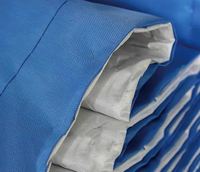 Porte à enroulement en tissu inorganique double couche conçue par l'usine Bolang, bonne performance ignifuge
