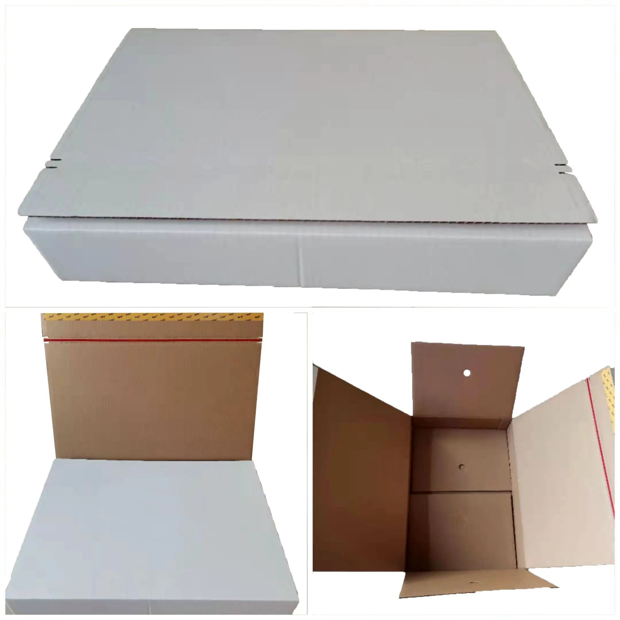 Caixas de embalagem dobráveis personalizadas, impressão personalizada, grande, biodegradável, de papel rígido, caixa de embalagem