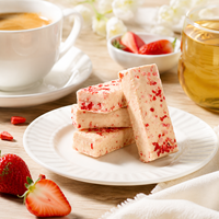 Deliciosa Barra de Cereal de Yogur con Fresas, Venta al por Mayor, Snack de Frutas Dulce y Crujiente, Comida Saludable para el Desayuno