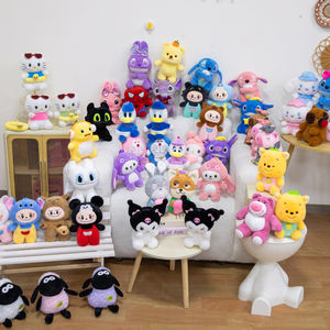 ตุ๊กตาของเล่นเครนจับตุ๊กตาจากโรงงานขายส่ง ขนาด 20 ซม. 25 ซม. สไตล์อเมริกัน ราคาถูก ตุ๊กตาขนนุ่มขนาด 8 นิ้ว สำหรับเครื่องคีบตุ๊กตา - Product Image 1