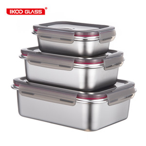 Lunch Box Stainless Steel Eco Friendly BPA Free Lunch Box Stainless Steel Food Container With Lid