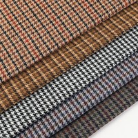 Tissu en tweed pied-de-poule mélangé lourd en laine pour manteaux, vestes, gilets, robes, sacs, chaussures, chapeaux et accessoires vestimentaires – Vente en gros