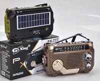 Tragbares Retro-Solar-Radio mit Schnitzwerkzeugen, AM/FM/SW-Empfänger für den Außenbereich