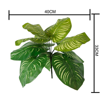 Nouvelle Mode Décoration 33cm Fausse Plante Artificielle Feuilles Bundle Pour La Décoration D'intérieur