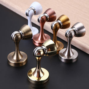 Butée de porte en alliage de zinc à fixation au sol, design moderne et durable pour chambre à coucher - Product Image 1