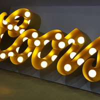 Lettres lumineuses LED personnalisées Denison « Marry Me » en acier inoxydable, 1,2 m, pour décorations de mariage, enseignes de marques, hôpitaux, garantie 2 ans