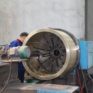 Paliers à manchon en bronze moulé ZCUAl10Fe3, douille en laiton avec graphite, douille en plastique à bride, auto-lubrifiant, résistant à l'usure - Product Image 3