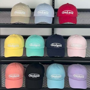 <span class=keywords><strong>Gorra</strong></span> de Béisbol Coreana Unisex con Visera, Modelo 26, Primavera-Verano, Nueva, con Letra NY Bordada en PVC, Ajustable, Protección Solar - Product Image 1