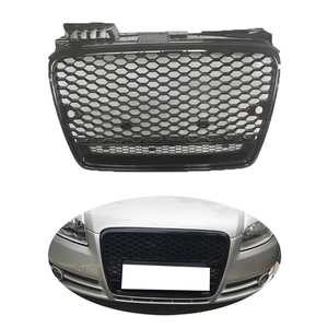 Kit de carrosserie de voiture sans Logo Grille en maille nid d'abeille complète pour <span class=keywords><strong>Audi</strong></span> A4 <span class=keywords><strong>S4</strong></span> <span class=keywords><strong>B7</strong></span> Mise à niveau vers RS4 Style 2005-2007 - Product Image 1