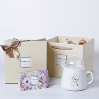 Mug LED fait main pour le Nouvel An, fleurs préservées, cadeau durable pour Thanksgiving, fête des mères, Saint-Valentin, remise de diplôme