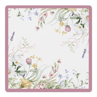 Tapis de table de mahjong de haute qualité avec un motif de style chinois « Coucher de soleil et grue blanche » ; fabriqué en néoprène insonorisant.