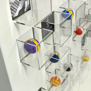 Salon Enfants <span class=keywords><strong>Chambre</strong></span> Décor Basket-Ball Décoration Peinture Murale 3D Acrylique Verre Mur Art - Product Image 6