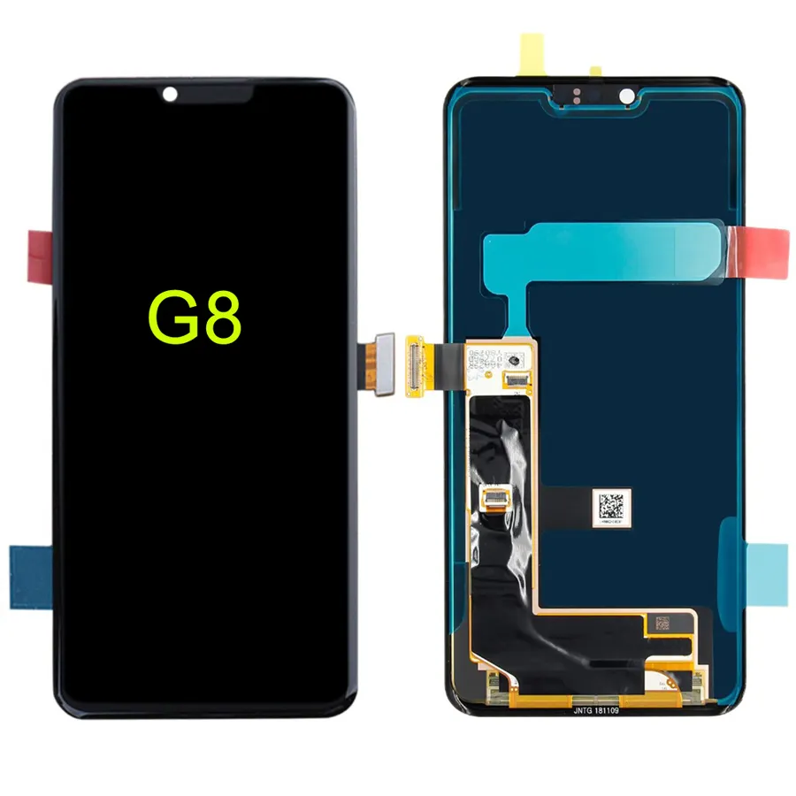 Bagian perbaikan ponsel layar tampilan LCD asli untuk LG G8 Thinq pengganti layar sentuh untuk LG G8 layar tampilan LCD