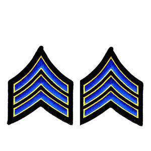 Écussons brodés Chevron pour uniformes, en vente, best-sellers, badges Chevron brodés, broderie d'écussons personnalisés Chevron - Product Image 1