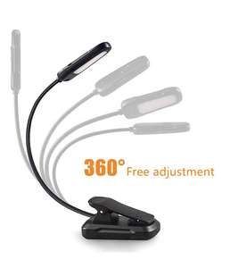 La prima scelta per la lettura di <span class=keywords><strong>notte</strong></span> lampada a clip 3 colori e 9 livelli di luminosità - Product Image 2