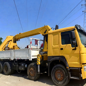 Grue de chargement de camions fiable de 10 tonnes avec une hauteur de levage de 15 m, un moteur Weichai de 340 ch et un poids total autorisé de 31 tonnes pour les projets d'infrastructure - Product Image 1