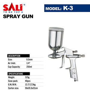 Venta Directa de Fábrica, Pistola de Pulverización Neumática HVLP SALI K-3 de Alta Calidad con 3 Años de Garantía - Product Image 4