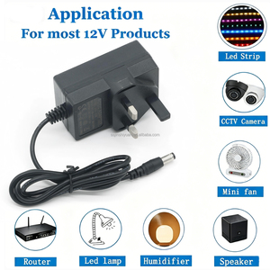 Adaptadores de Corriente Continua de Alta Eficiencia JSY de 12V 2A 24W para Cámaras CCTV, Enchufe Universal del Reino Unido, Adaptador de Pared de <span class=keywords><strong>12</strong></span> Voltios 2A - Product Image 3