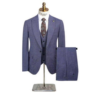 Traje de Hombre de 3 Piezas de Alta Calidad, Marca Daro, Estilo Casual de Negocios, Transpirable, Cuello en V, Bolsillo con Solapa, Corte Entallado - Product Image 5