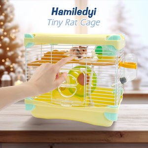 Cage à hamster moderne de luxe, grand espace, multi-niveaux, en plastique, pour la vente en gros aux animaleries - Product Image 3