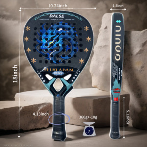 Raquetas de Tenis y Pádel de Fibra de Carbono Ligeras y de Alta Calidad Personalizadas al por Mayor, Raquetas Premium de Fábrica China - Product Image 6
