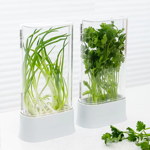Contenedor para Refrigerador, Organizador de Verduras, Caja de Almacenamiento para Cilantro, Mantiene Frescas las Verduras - Product Image 4