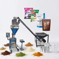 Machine de remplissage de poudre à vis sans fin haute précision pour épices, lait, cosmétiques, produits chimiques, conditionnement en bouteilles et sacs de 5 kg, avec pesage et dosage