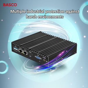 Mini PC de bureau industriel le moins cher, Celeron J1900/N2840, sans ventilateur, double LAN, 2*COM, 6*USB, DDR3, 8 Go de RAM, quadricœur, VGA, X86, Linux - Product Image 1