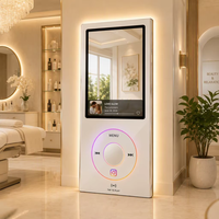 Miroir LED personnalisable ODM avec capteur de mouvement, contrôle tactile, éclairage réglable, design sans cadre, indice de protection IP44, moderne, pour hôtel, salle de sport, beauté