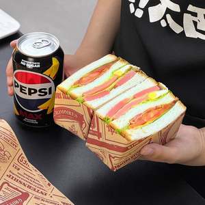 Disposable PE-Coated Oilproof and Greaseproof <b>Paper</b> Plate Mat for Sandwich <b>Wrapping</b> Pizza Bread Cake Dessert Baking - Product Image 6