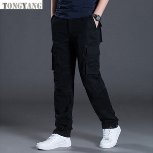 TONGYANG <span class=keywords><strong>Pantalon</strong></span> Cargo <span class=keywords><strong>Homme</strong></span> Décontracté Multi-Poches Grande Taille Hiver Droit <span class=keywords><strong>pour</strong></span> Hommes - Product Image 4