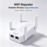 Répéteur WiFi double bande AC1200 1200 Mbps avec amplificateur de signal et deux ports LAN, configuration WPS facile, OEM