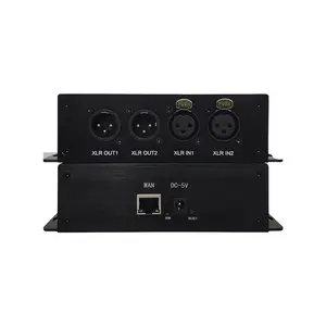 2 Channels XLR Balanced Audio Over Extender To XLR Audio Encoder Decoder