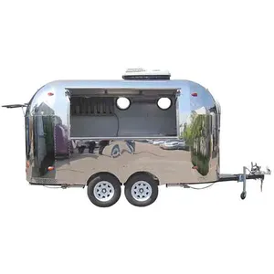 JX-BT400 Mini Camper Aanhangwagen/Food Catering Mobiele Roestvrijstalen Food Truck