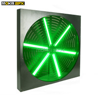 MOKA SFX LED FAN Professional LED Light Matrix Blinder DMX RGB Luminaire Stage Background Night Club Light Effect Lighting