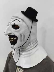 Halloween cabeza <span class=keywords><strong>completa</strong></span> película <span class=keywords><strong>de</strong></span> terror <span class=keywords><strong>Joker</strong></span> máscara Terrifier arte disfraz fiesta Festival Cosplay <span class=keywords><strong>el</strong></span> payaso Prop decoración para adultos - Product Image 4