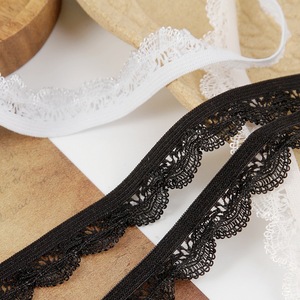 1.8cm rộng đàn hồi ren TRIM Băng vỏ sò hoa viền vải cho phụ nữ đồ lót dây thắt lưng phụ kiện - Product Image 3