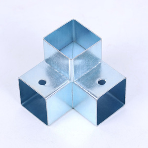 Connettori per Tubi Quadrati Zincati Senza Saldatura per Ringhiere Metalliche, Fornitura di Fabbrica - Product Image 3