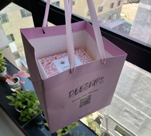 Bán buôn sang trọng túi giấy cho món quà sinh nhật Bánh Bao bì túi cupcake và bánh bao bì túi - Product Image 4