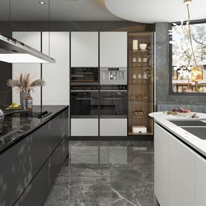 Armoires de cuisine modernes de luxe haut de gamme en bois massif avec personnalisation de la conception gratuite pour le mobilier de toute la maison - Product Image 3