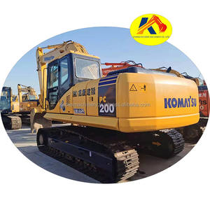 Excavatrice sur chenilles importée du Japon PC200-7 PC200 Original pour les travaux de construction Komatsu utilisé en vente à Shanghai - Product Image 1