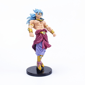 Figurines d'action et jouets en résine PVC personnalisés OEM 2025 de haute qualité, Super <span class=keywords><strong>Saiyan</strong></span> Broli aux cheveux bleus en position debout, figurines d'anime <span class=keywords><strong>DBZ</strong></span> - Product Image 3