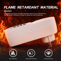 Prise de protection automatique contre les surtensions et les surintensités EU 1-16A AC 110V 220V avec affichage LED, protection contre les surtensions réglable, triphasé DC